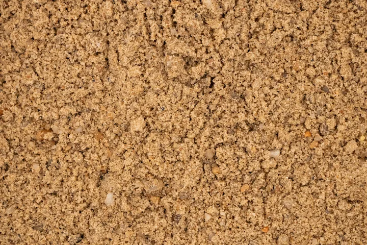 Gewaschener Sand in Nahaufnahme